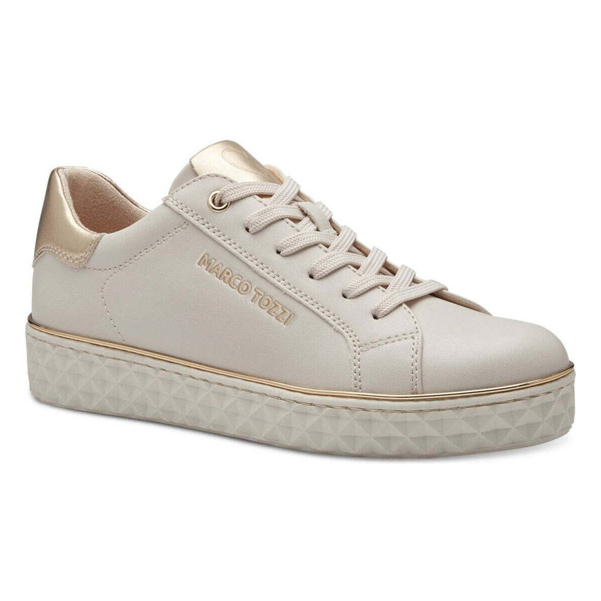 Sapatos Mulher Sapatilhas Marco Tozzi  Bege