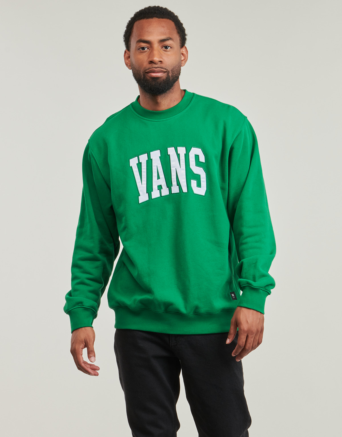 Textil Homem Sweats Vans Original Standards Varsity Loose Crew Verde