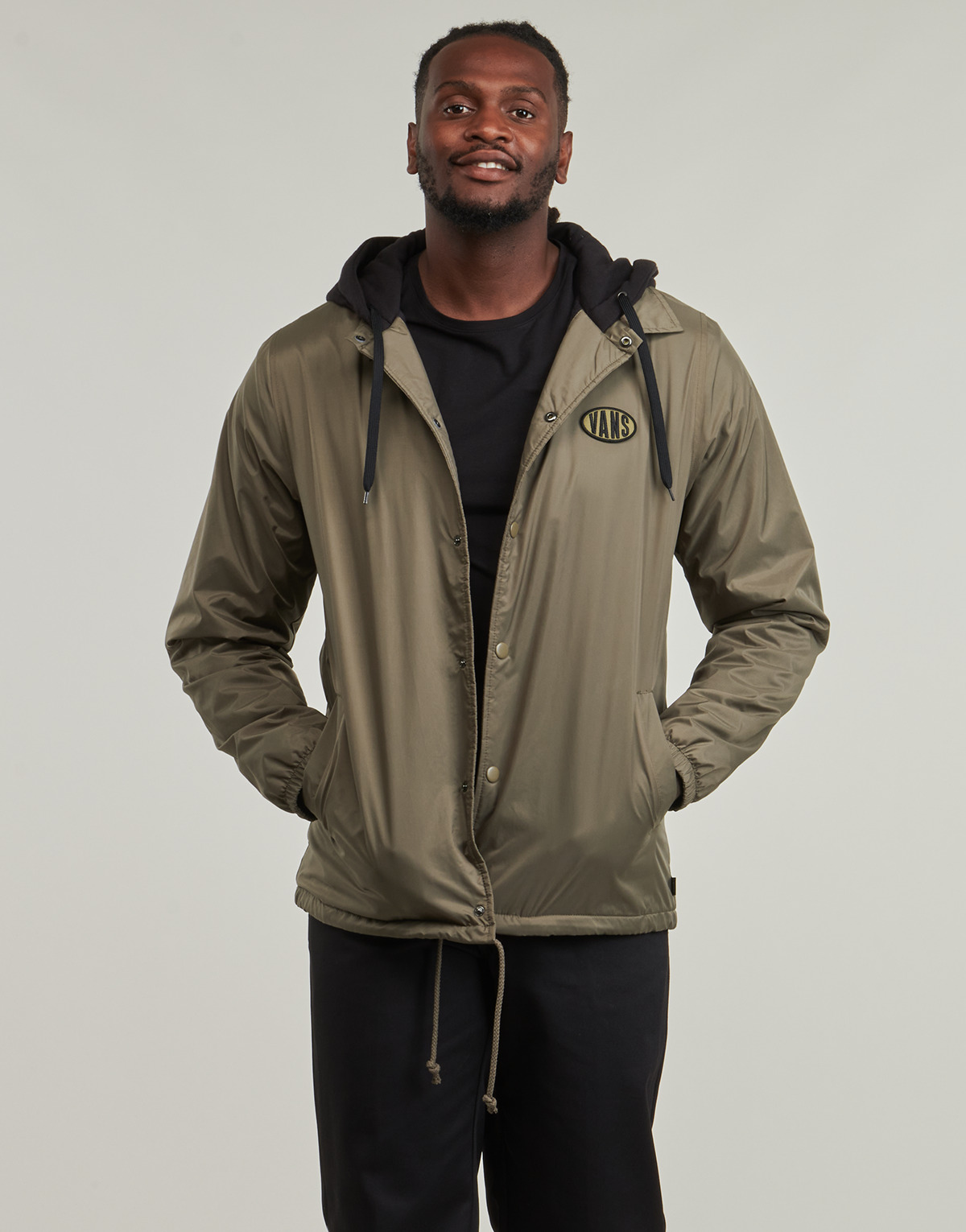 Textil Homem Jaquetas Vans Riley II Coach Jacket Castanho