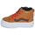 Sapatos Rapaz Sapatilhas de cano-alto Vans SK8-Hi Zip Conhaque / Castanho / Vermelho