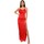 Textil Mulher Vestidos La Modeuse 71109_P166827 Vermelho
