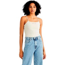 Textil Mulher Tops sem mangas Tommy Jeans  Branco