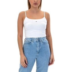 Textil Mulher Tops sem mangas Tommy Jeans  Branco