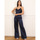 Textil Mulher Macacões/ Jardineiras La Modeuse 71147_P166957 Azul
