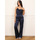Textil Mulher Macacões/ Jardineiras La Modeuse 71147_P166957 Azul