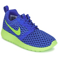 Sapatos Rapaz Sapatilhas Nike ROSHE ONE FLIGHT WEIGHT BREATHE JUNIOR Azul / Verde