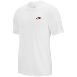 Textil Homem T-Shirt mangas curtas Nike Sportswear Club Branco