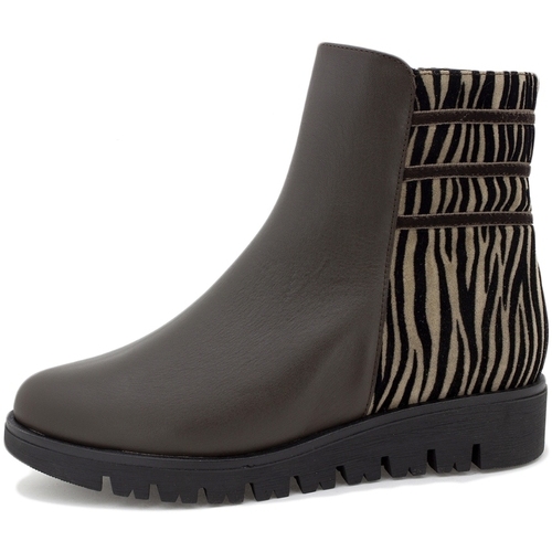Sapatos Mulher Botins Gasymar 185719 Castanho