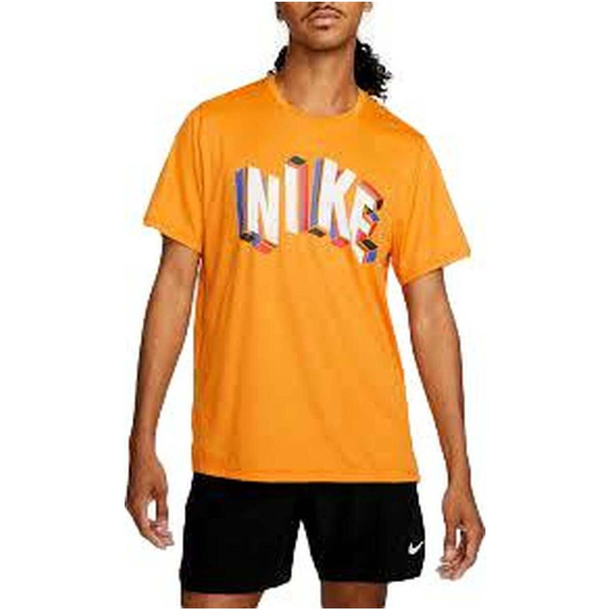 Textil Homem T-shirt mangas compridas Nike  Laranja
