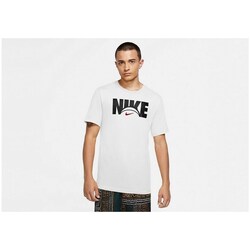 Textil Homem T-Shirt mangas curtas Nike Basketball Dri-fit Branco