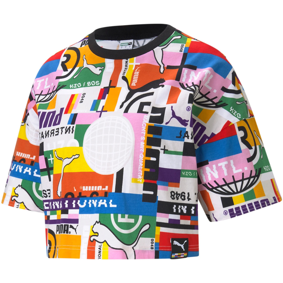 Textil Mulher T-shirts e Pólos Puma  Multicolor