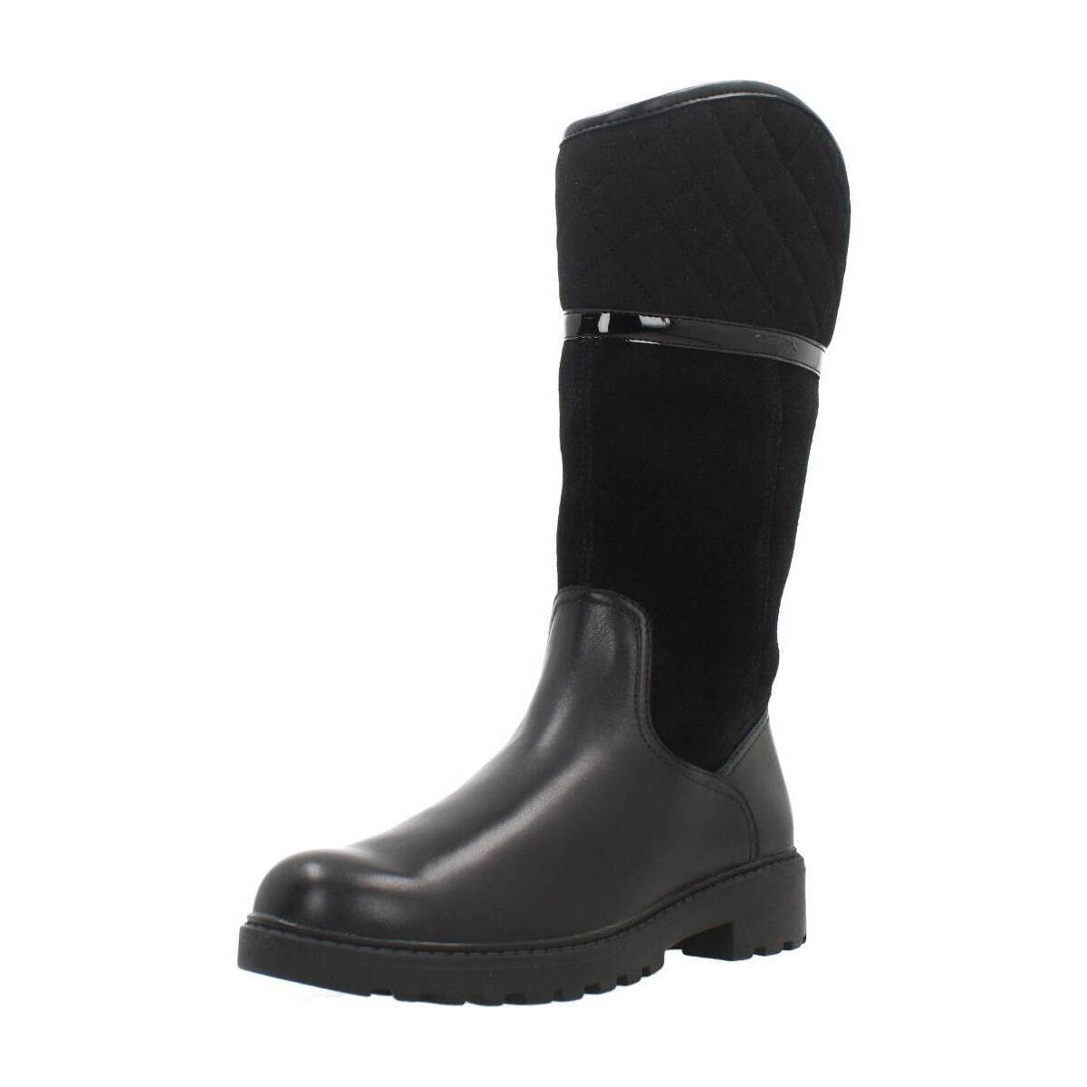 Sapatos Rapariga Botas Geox J CASEY GIRL WPF B Preto