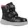Sapatos Rapariga Botas Geox J SVEGGEN GIRL B ABX Cinza
