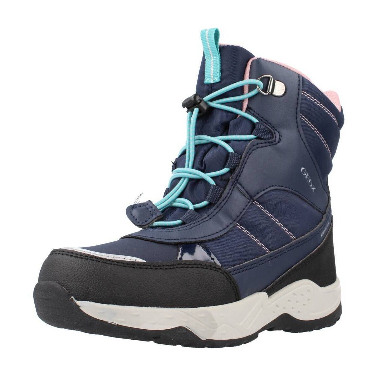 Sapatos Rapariga Botas Geox J SENTIERO GIRL B AB Azul
