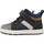 Sapatos Rapaz Botas Geox B BIGLIA BOY Cinza