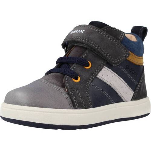 Sapatos Rapaz Botas Geox B BIGLIA BOY Cinza