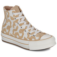 Sapatos Rapariga Sapatilhas de cano-alto Converse CHUCK TAYLOR ALL STAR EVA LIFT LEOPARD Bege