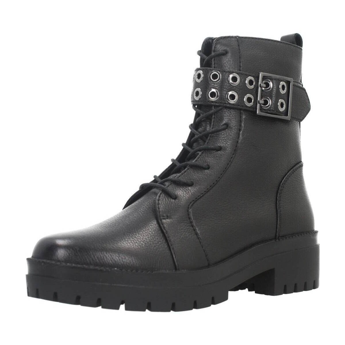 Sapatos Mulher Botas Regarde Le Ciel OLGA314663 Preto