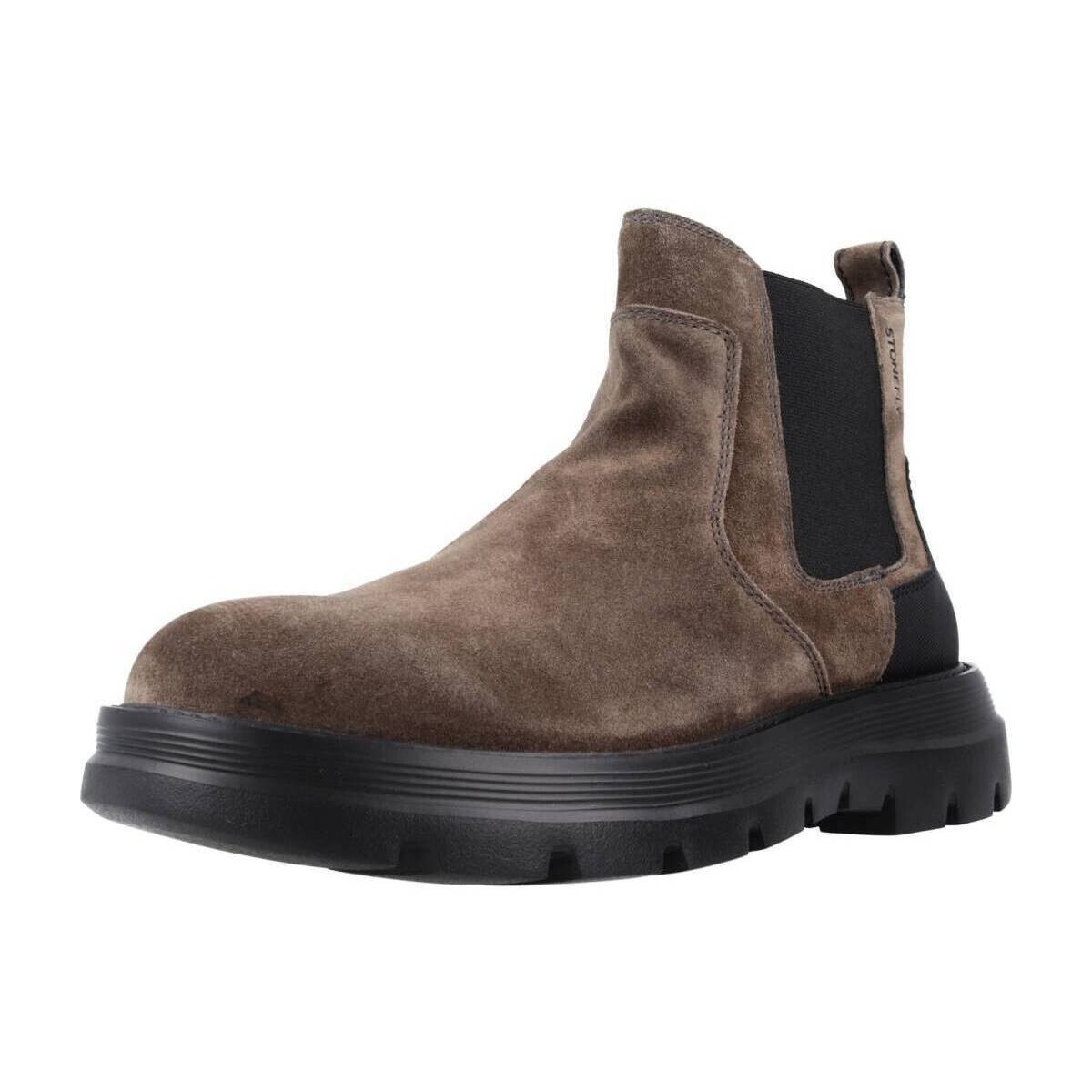 Sapatos Homem Botas Stonefly ATHENA 1 VELOUR OIL Castanho
