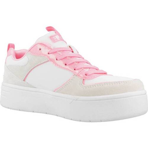 Skechers COURT HIGH - GLITTER SPLASH Branco