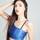 Textil Mulher Tops / Blusas Puma DARE TO CROP TOP Azul