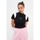 Textil Mulher T-shirts e Pólos Ellesse MART CROP T-SHIRT Preto