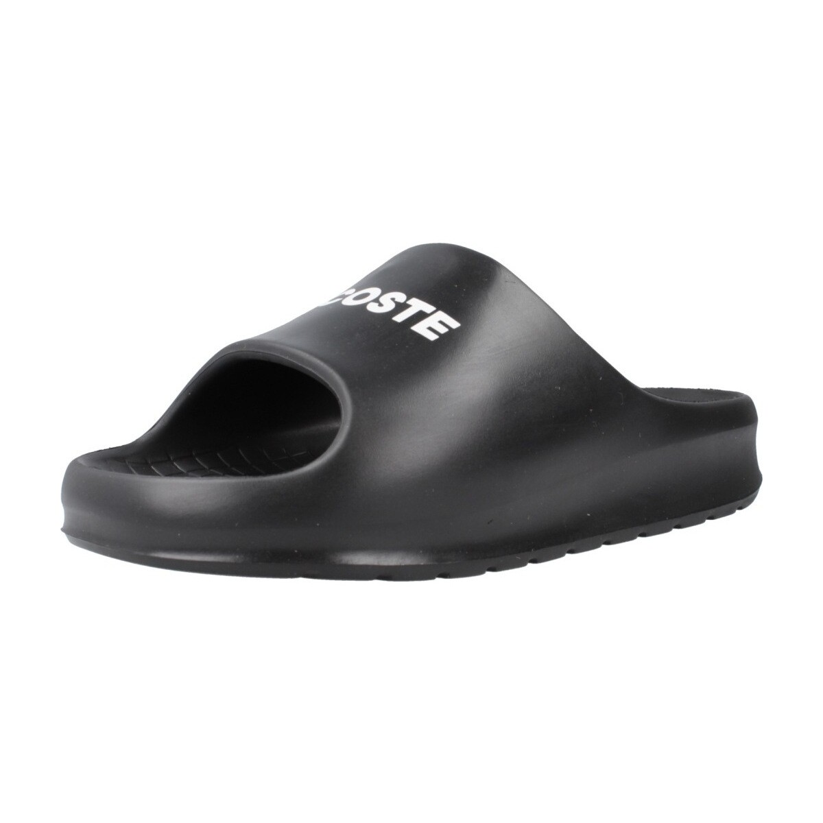 Sapatos Mulher Chinelos Lacoste SERVE SLIDE 2.0 SYNTHETIC Preto