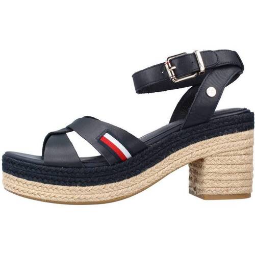 Tommy Hilfiger INTERLACE MID HEEL SA Azul