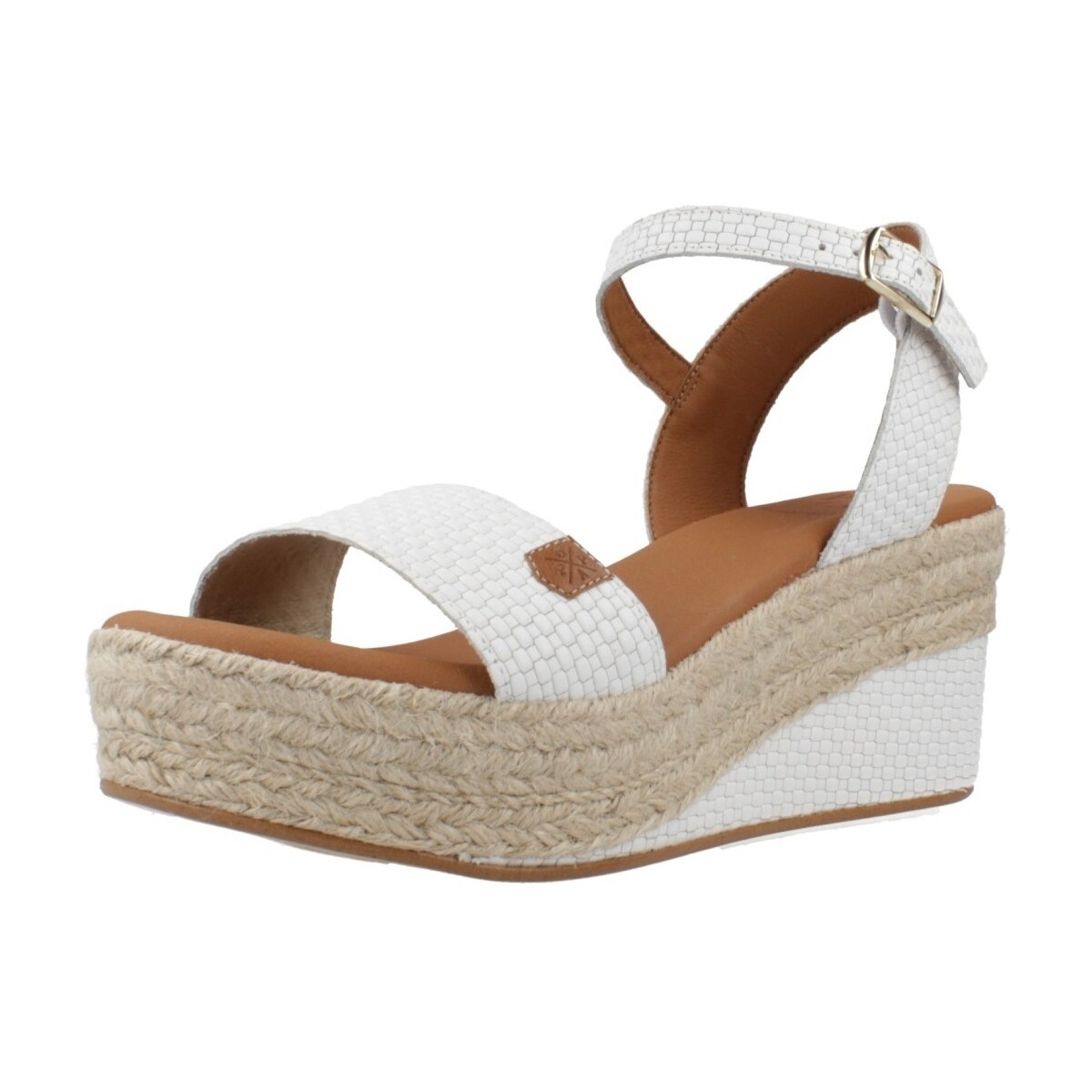 Sapatos Mulher Sandálias Popa ARAMBOL TRENZADO Branco