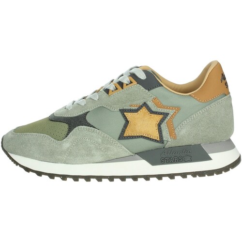 Sapatos Homem Sapatilhas de cano-alto Atlantic Stars AS32M100 Verde