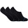 Roupa de interior Homem soquete Stance 3 Pack Icon No Show Socks Preto