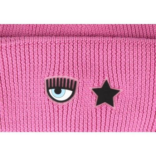 Chiara Ferragni EYE/STAR SILICON PATCH WOOL Rosa