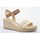 Sapatos Mulher Sandálias Tommy Hilfiger Webbing Wedge Bege