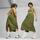 Textil Mulher Saias Puma DARE TO MIDI WOVEN SKIRT Verde