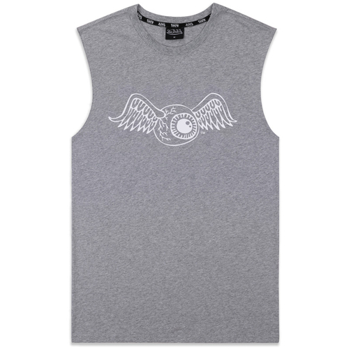 Textil Tops sem mangas Von Dutch Débardeur Cinza