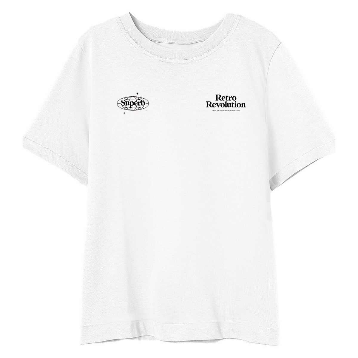 Textil Mulher T-Shirt mangas curtas Superb 1982 SPRB-SELLDRUGS-BLANCA Branco