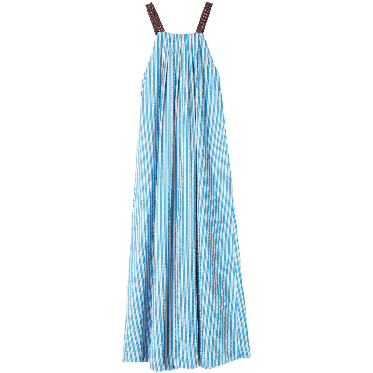 Textil Mulher Vestidos Alysi 104354 ABITO PENCIL STRI Multicolor