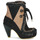 Sapatos Mulher Botins Irregular Choice APPLE TURNOVER Preto / Castanho