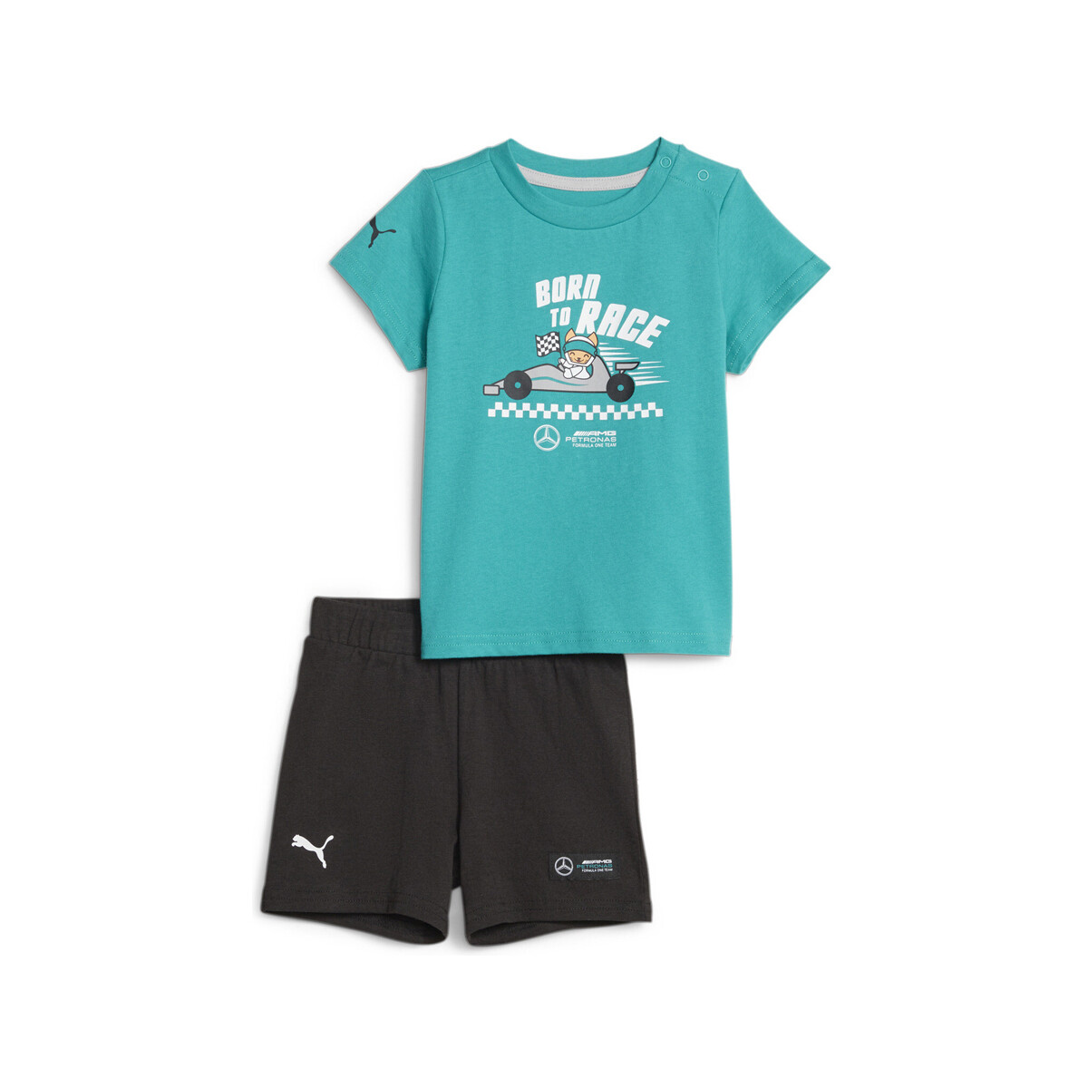 Textil Rapaz Todos os fatos de treino Puma  Preto