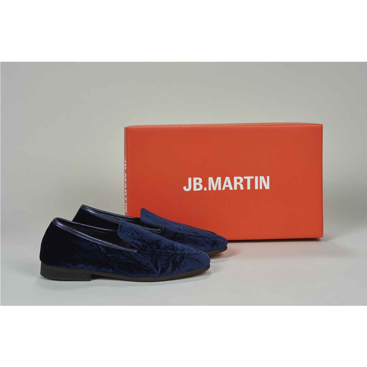 Sapatos Mulher Mocassins JB Martin FESTA Tecido / Veludo / Marinho