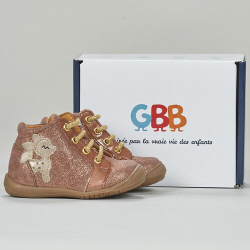 Sapatos Rapariga Sapatilhas de cano-alto GBB  Rosa