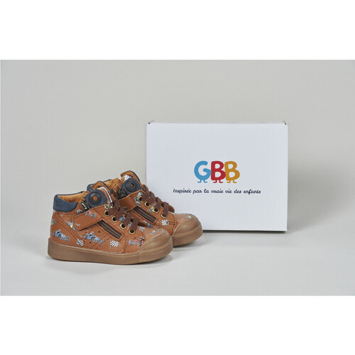 Sapatos Rapaz Sapatilhas de cano-alto GBB  Castanho