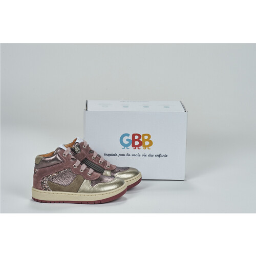 Sapatos Rapariga Sapatilhas de cano-alto GBB  Preto