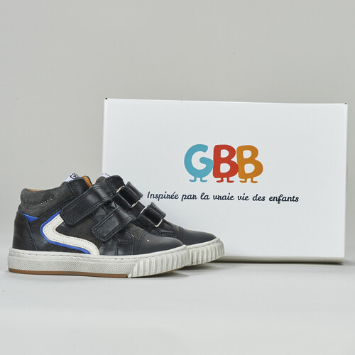 Sapatos Rapaz Sapatilhas de cano-alto GBB  Preto