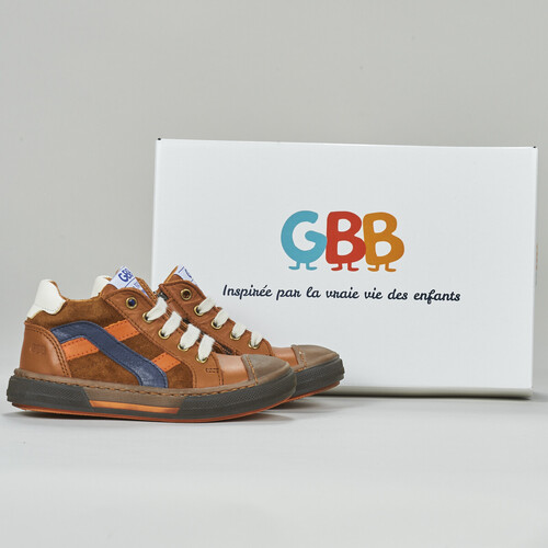 Sapatos Rapaz Sapatilhas de cano-alto GBB  Castanho