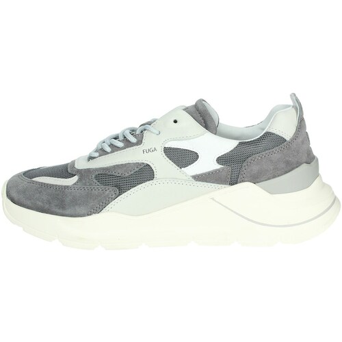 Sapatos Homem Sapatilhas de cano-alto Date M391-FG-DR-GY Cinza