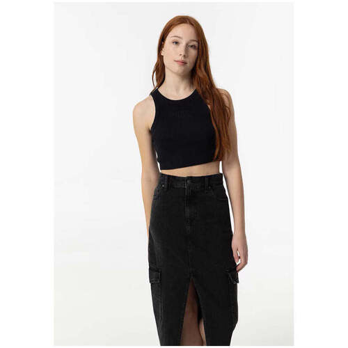 Textil Rapariga T-shirts e Pólos Tiffosi 10056206-007-2-25 Preto
