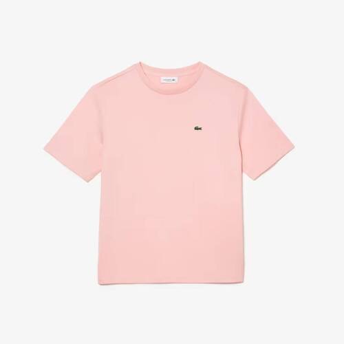 Textil Mulher T-shirts e Pólos Lacoste TEE-SHIRT Rosa