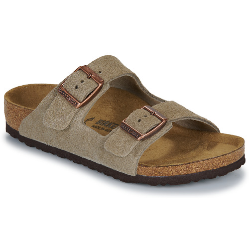Sapatos Criança Chinelos BIRKENSTOCK Arizona Kids LEVE Taupe Bege