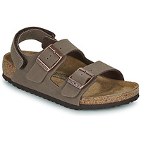 Sapatos Rapaz Sandálias BIRKENSTOCK Milano AS Kids BFBC Mocca Castanho